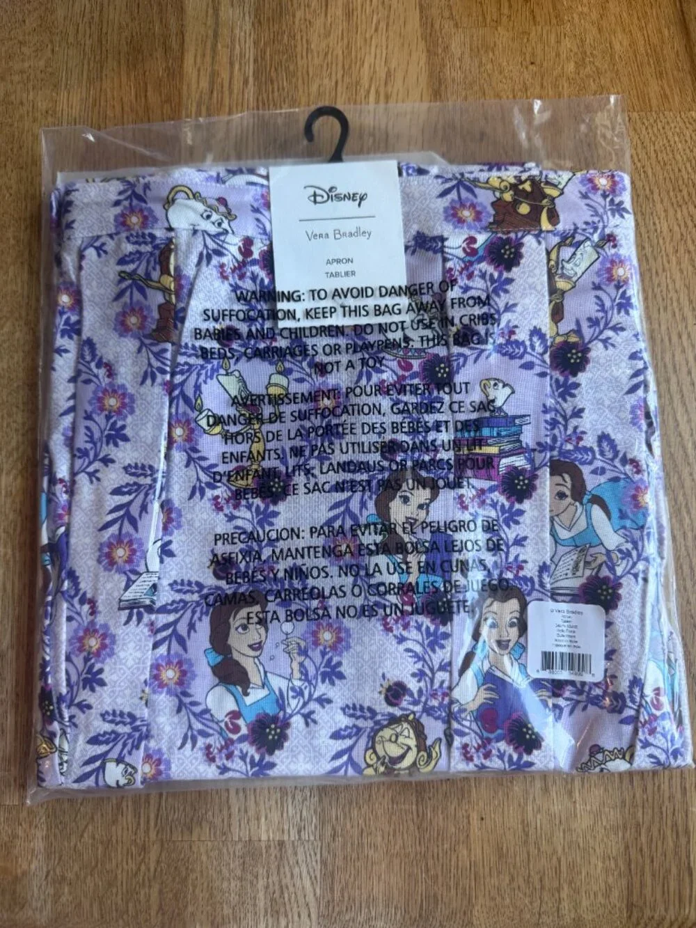 Vera Bradley Disney Belle Floral Apron NWT
